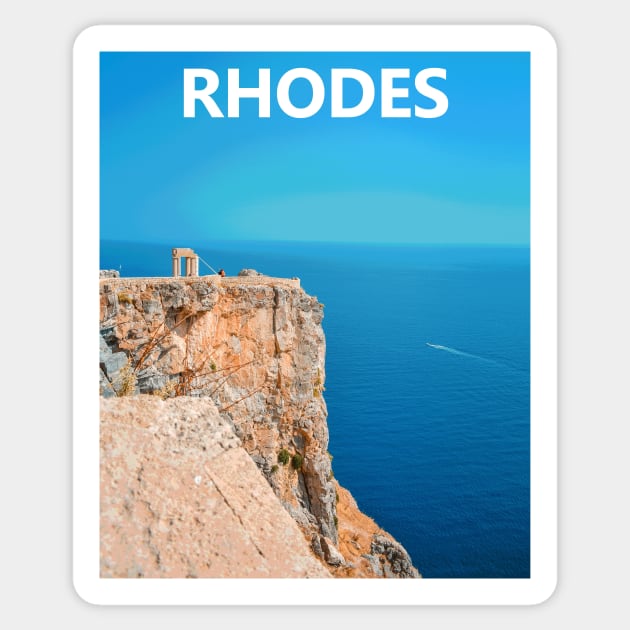 Rhodes Sticker by greekcorner